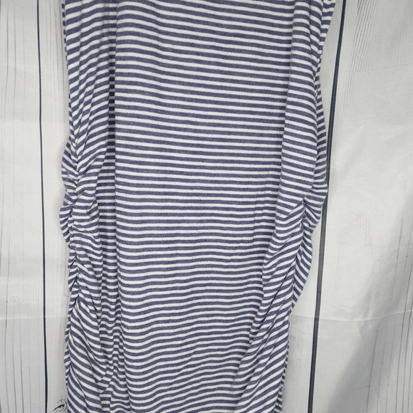 Victoria's Secret Striped Rouched Sides Sleeveless Maxi Dress - Picture 10 of 16